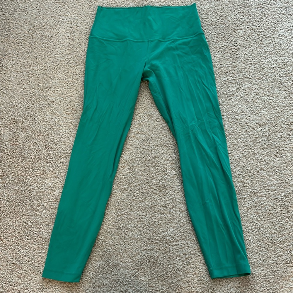 Lulu Lemon Align Leggings (Maldives Green) - Size 8